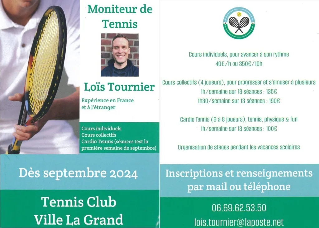 Bienvenu à notre nouvel enseignant Loïs&nbsp;Tournier